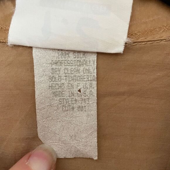 Vintage Silk Embroidered Blazer Clean Girl Quiet Luxury - Picture 4 of 10